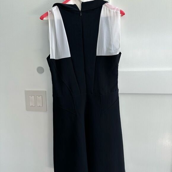 The Kooples black and white sleeveless dress with back zipper. Size large - Picture 2 of 14